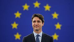 Trudeaumania in Straßburg, Pentagonmahnung in Brüssel