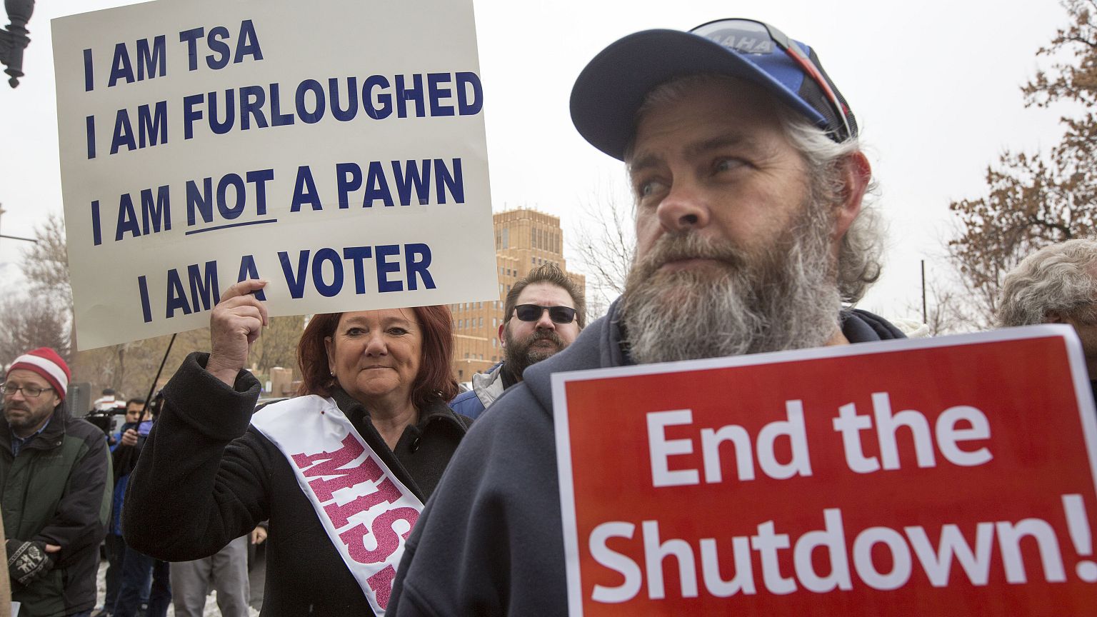 Image: IRS Workers Hold Rally Protesting The Government Shutdown As Many Co