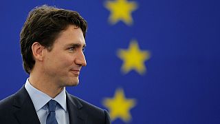 Justin Trudeau vante le libre-échange aux Européens