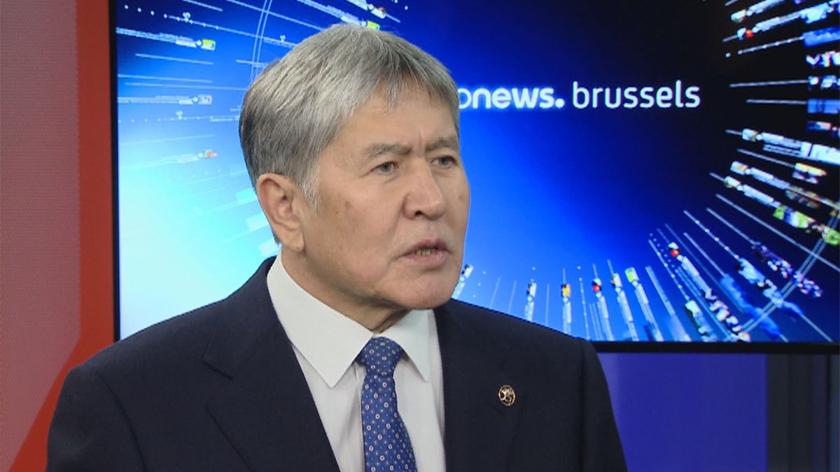 Interjú: Brüsszelben járt a kirgiz elnök