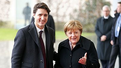 Trudeau and Merkel share common goals in Berlin