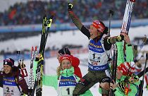 Biathlon: Germany's Dahlmeier clinches fourth World title in Hochfilzen with relay victory