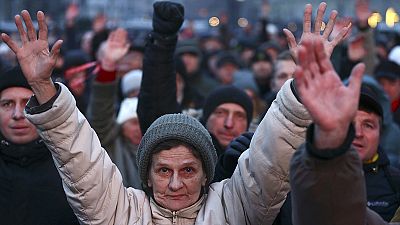 Fehéroroszország: az adóügyi törvény ellen tüntettek