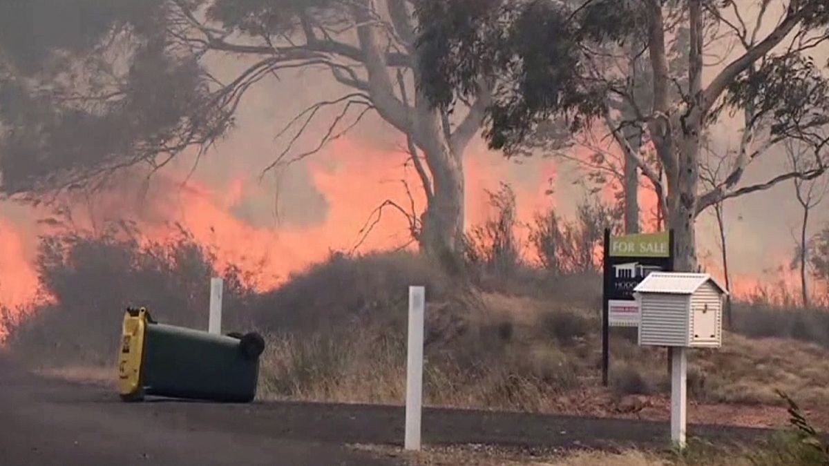 آتش در کوینبیانِ استرالیا از کنترل خارج شد