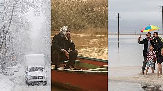 ایران: سیل در جنوب، برف در شمال، گرد و غبار در خوزستان