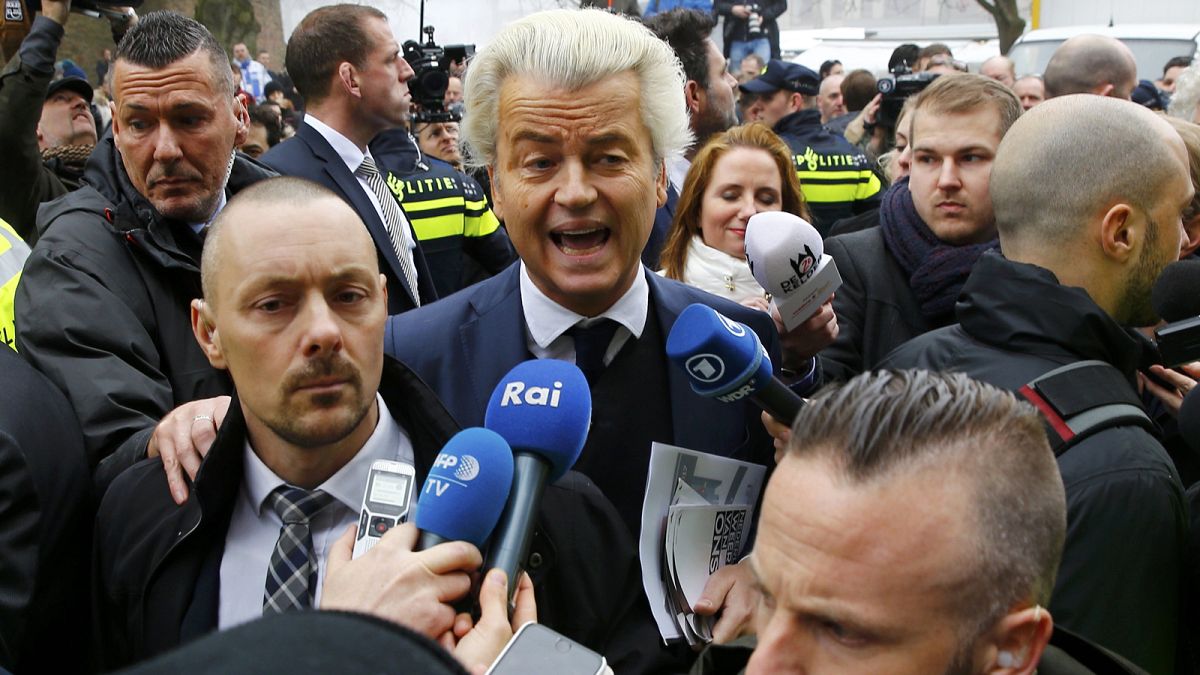 Le leader néerlandais, Geert Wilders, lance sa campagne en attaquant "la racaille marocaine"