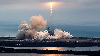 SpaceX: «Сокол» взлетел с «лунной» площадки