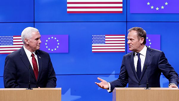 Pence asegura que Trump continuará colaborando con la UE Pence asegura que Trump continuará colaborando con la UE