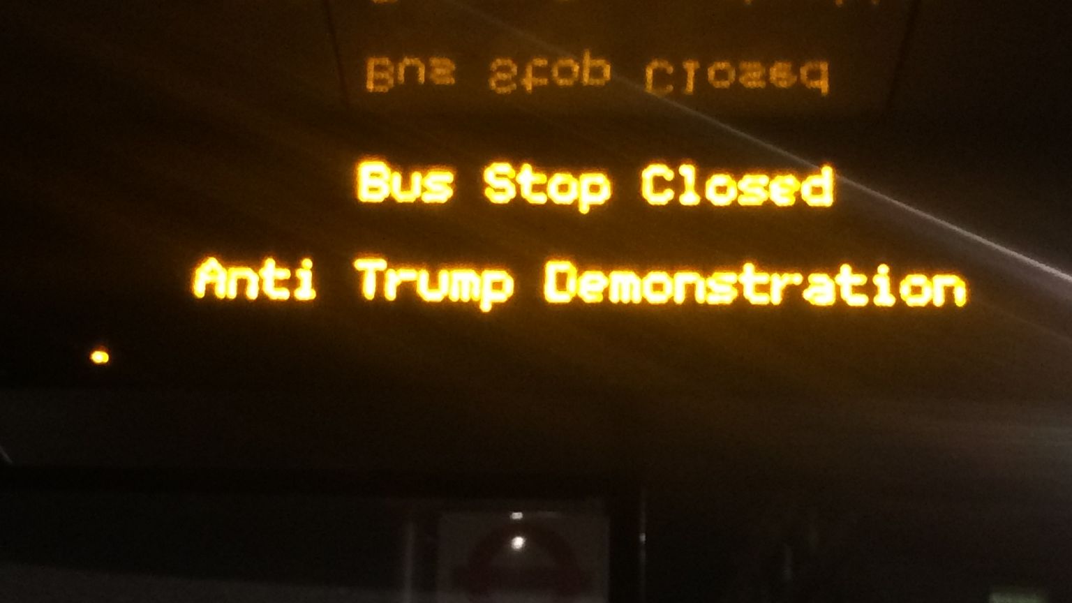 Anti-Trump protesters pack London's Parliament Square