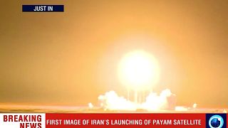 Image: The Payam satellite is launched in Iran