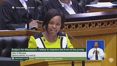 South Africa's youngest MP dazzles as she delivers her first address