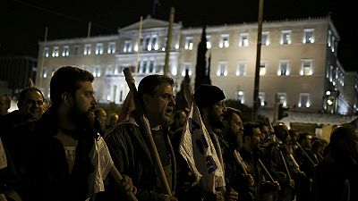 Thousands gather for Athens anti-austerity protest