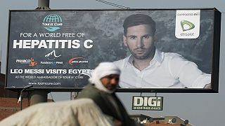 Messi visits Cairo to promote hepatitis C treatment