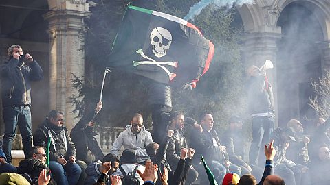 Anti-Uber-Demos in Italien
