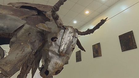 Beauty from bombs - An Iraqi artist makes the most of the detritus of war