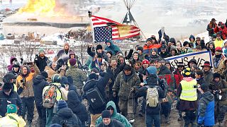 Kuzey Dakota'da petrol boru hattı protestosuna polis müdahalesi