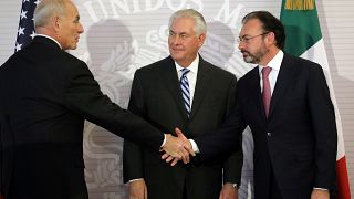 Senior US officials get a frosty reception in fiery Mexico
