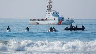 U.S. Border agents and the Coast Guard patrol the Pacific Ocean