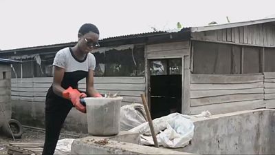 Youth-run organization in Cameroon turns poo to clean energy