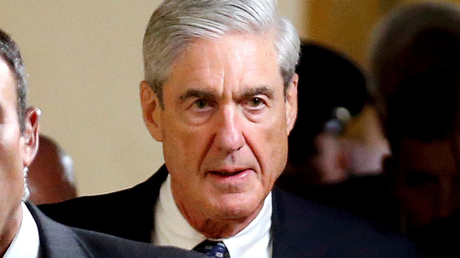Image: Special Counsel Mueller departs after briefing members of the U.S. S