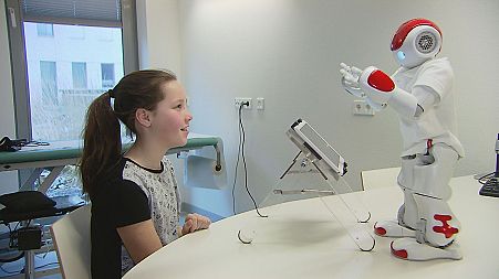 Robots interact with children to help with their diabetes