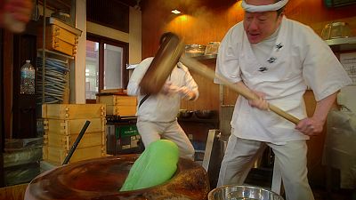 Postcards from Japan: the fastest mochi pounders