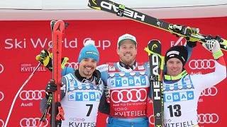 یانسرود فاتح دومین مسابقه اسکی سرعت در نروژ