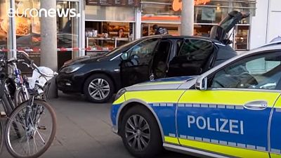 One dead and driver shot by police after hitting pedestrians in Germany
