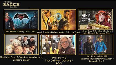 "Goldene Himbeeren" für schlechteste Filme und Schauspieler des Jahres