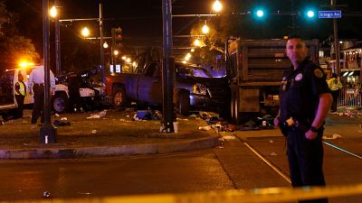 US: almost 30 injured as truck ploughs into Mardi Gras crowd