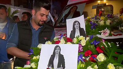 Vigils held for TV journalist killed in Iraq