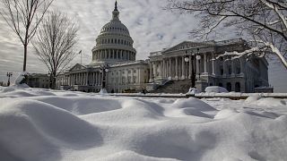 Image: The Capitol on the 24th day of the partial government shutdown on Ja