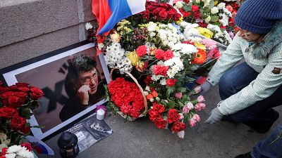 Moscow rally for murdered Kremlin critic Boris Nemtsov