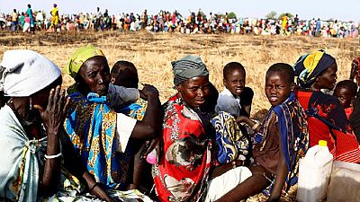 South Sudan: People queue for food and vaccination in famine affected regions