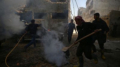 Warplanes bomb rebel-held areas around several Syrian cities