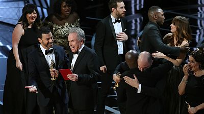 Glittering gaffe as Oscars go off script