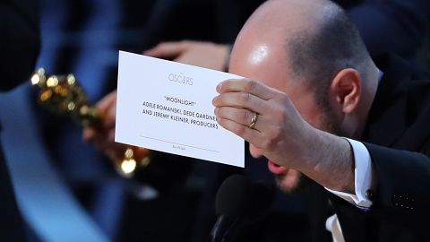 Oscars farce in pictures and social media reactions