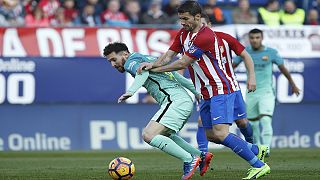 Messi hält Barcelona im Titelrennen - 2:1 Sieg bei Atlético Madrid