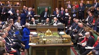 Image:  Theresa May in Parliament