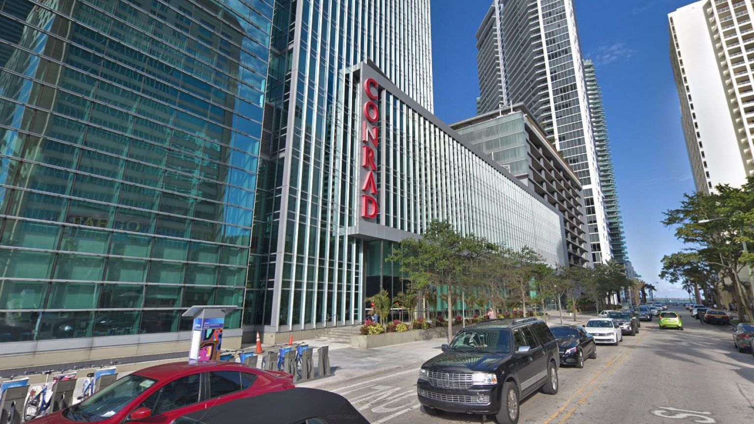 Image: The Conrad Miami hotel, part of the Park Hotels and Resorts trust.