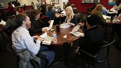 Image: Job Fair Held By Fairfax County Public Schools For Furloughed Govern
