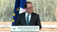 Εκπυρσοκρότηση όπλου κατά τη διάρκεια ομιλίας του Φρανσουά Ολάντ