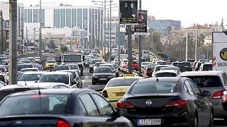 Atene, sciopero dei trasporti pubblici, ingorghi