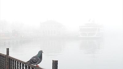 Nevoeiro paralisa Istambul