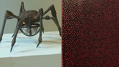 Punkte und Spinnen: Ausstellung über Yayoi Kusama und Louise Bourgeois