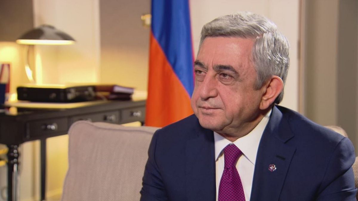 Ο Πρόεδρος της Αρμενίας στο euronews