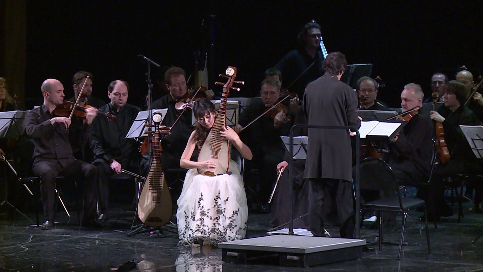 Traditionelle chinesische Musik in Sotschi