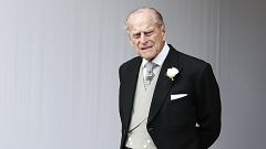 Image: Prince Philip, Duke of Edinburgh, at St. George's Chapel on October 