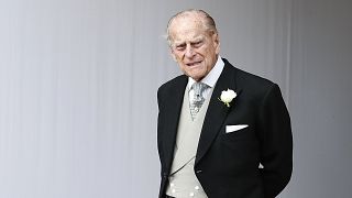 Image: Prince Philip, Duke of Edinburgh, at St. George's Chapel on October 