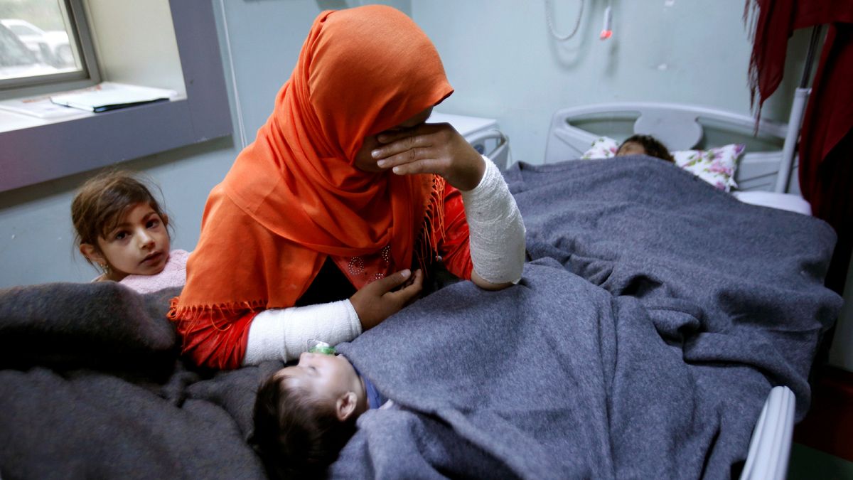 Iraque: Família de Mossul recebe tratamento por exposição a armas químicas